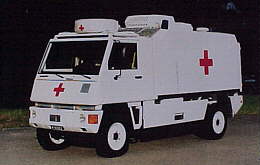 als gelndegngiger Krankenwagen